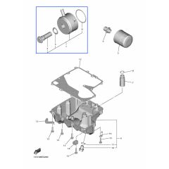 Yamaha OEM heat exchanger / oil cooler YZF-R6 08>