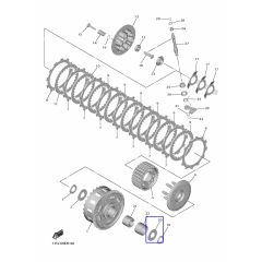 YAMAHA PLATE, THRUST 2