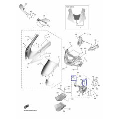 YAMAHA PLATE, DAMPER