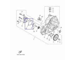 Yamaha OEM water pump gasket YZF-R3 15>