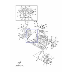 Yamaha OEM clutch cover gasket YZF-R3 15>