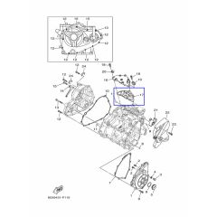 Yamaha OEM breather cover gasket YZF-R3 15>