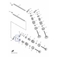 YAMAHA LOCK, VALVE SPRING RETAINER