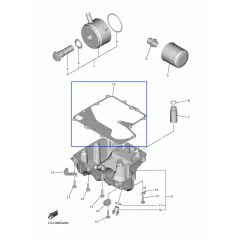 Yamaha OEM strainer cover gasket YZF-R6 08>