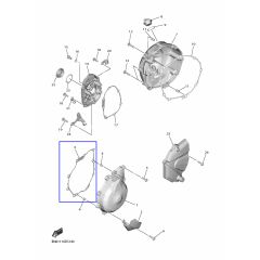 Yamaha OEM crankcase cover gasket YZF-R6 08>