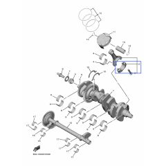 Yamaha OEM connecting rod YZF-R1 15>