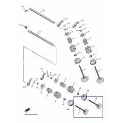 Yamaha OEM exhaust valve YZF-R1 15>