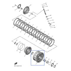 Yamaha OEM clutch basket YZF-R1 15>