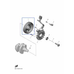 Yamaha OEM flywheel rotor YZF-R1 15>