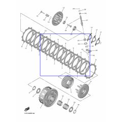 Yamaha steel plate clutch (T= 2.0) YZF-R6 06>