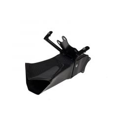 Motoholders front fairing bracket black (incl. carbon airduct) YZF-R6 17>