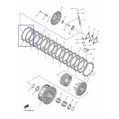 Yamaha first friction plate clutch YZF-R6 06>