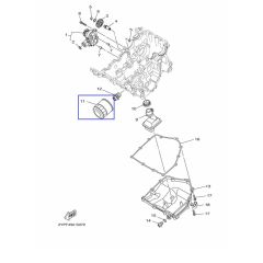 YAMAHA ELEMENT ASSY, OIL CLEANER