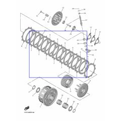 Yamaha friction plate clutch YZF-R6 06>