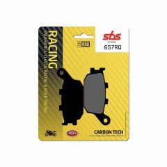 SBS 657RQ rear brake pad set carbon racing YZF-R6 03/16, YZF-R1 09/14 & YZF-R7 21>