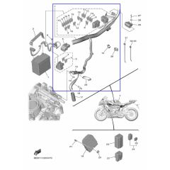 YAMAHA WIRE HARNESS ASSY