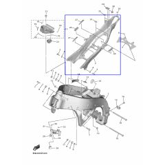 Yamaha OEM magnesium rear subframe YZF-R6 17>