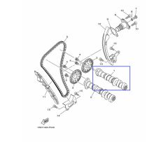 Yamaha OEM intake camshaft YZF-R3 15>