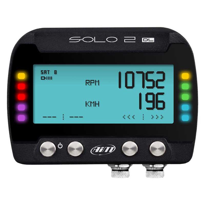 AIM | Solo 2 DL GPS laptimer (with RPM input & ECU connection ...