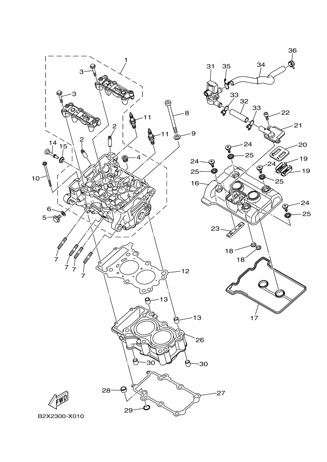 YAMAHA YZF-R3 (2022-2024)- CYLINDER HEAD | Tenkateracingproducts.com