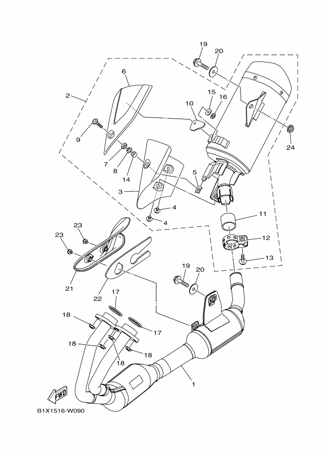 YAMAHA YZF-R3 (2022-2024) - EXHAUST | Tenkateracingproducts.com