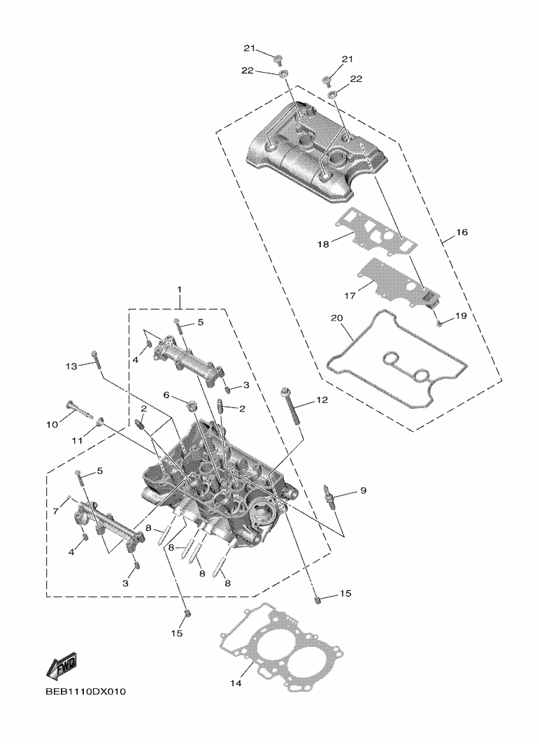 YAMAHA YZF-R7 (2022-2024)- CYLINDER HEAD | Tenkateracingproducts.com