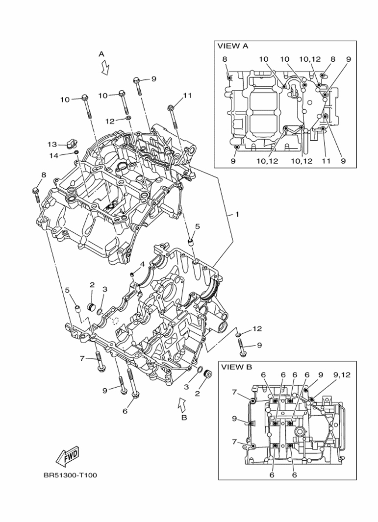 YAMAHA YZF-R3 (2019-2021) - CRANKCASE | Tenkateracingproducts.com