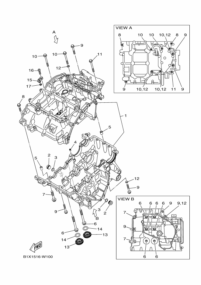 YAMAHA YZF-R3 (2022-2024) - CRANKCASE | Tenkateracingproducts.com