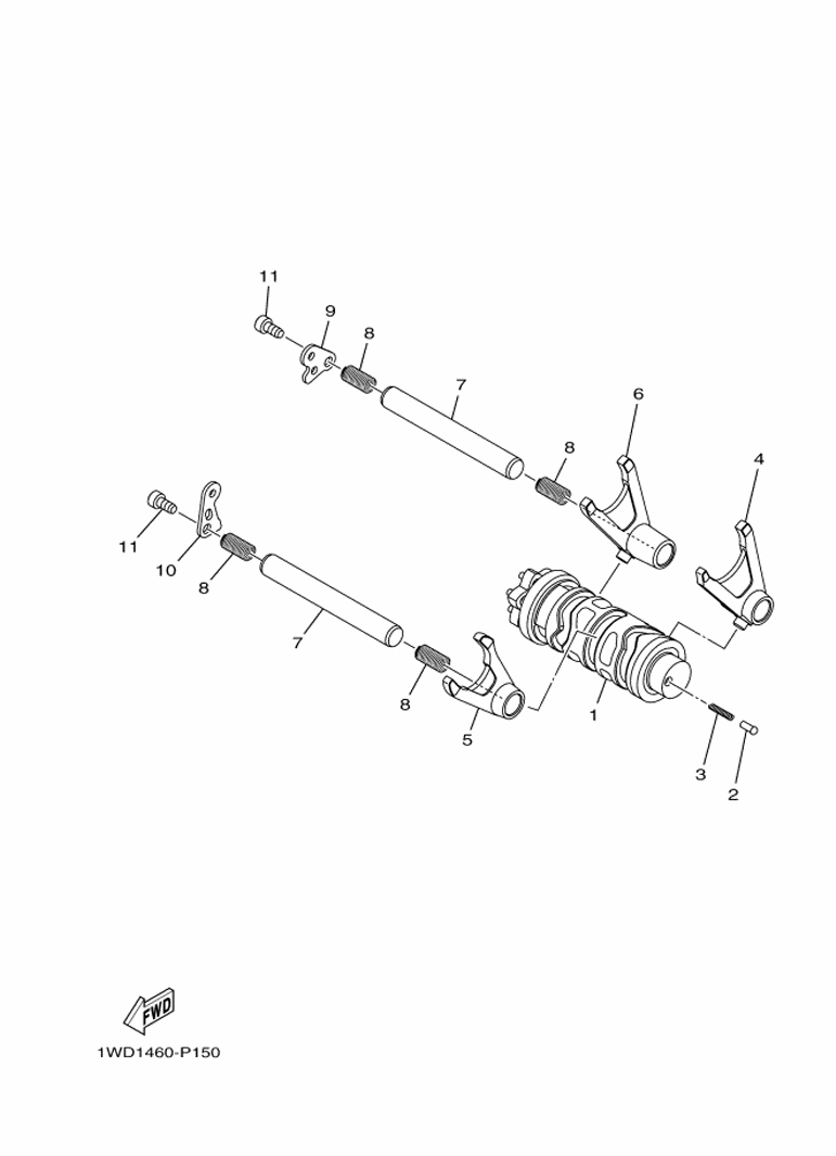 YAMAHA YZF-R3 (2019-2021) - SHIFT CAM FORK | Tenkateracingproducts.com