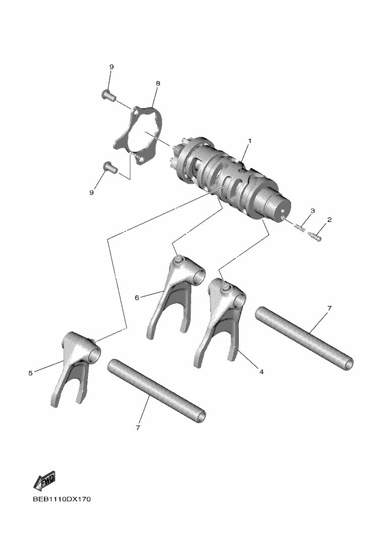 YAMAHA YZF-R7 (2022-2024) - SHIFT CAM FORK | Tenkateracingproducts.com