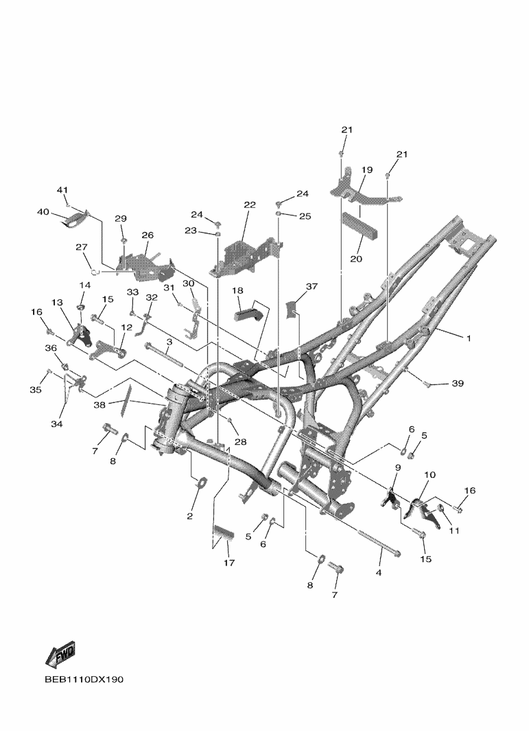 YAMAHA YZF-R7 (2022-2024) - FRAME | Tenkateracingproducts.com