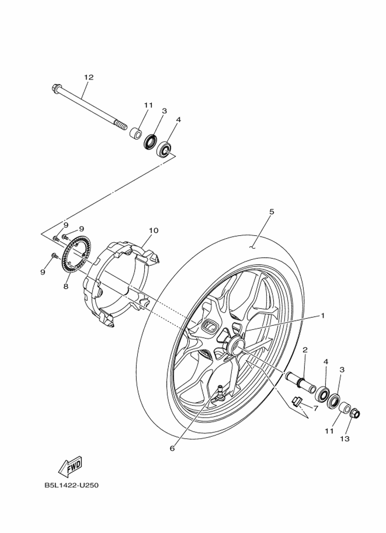 YAMAHA YZF-R3 (2019-2021) - FRONT WHEEL | Tenkateracingproducts.com