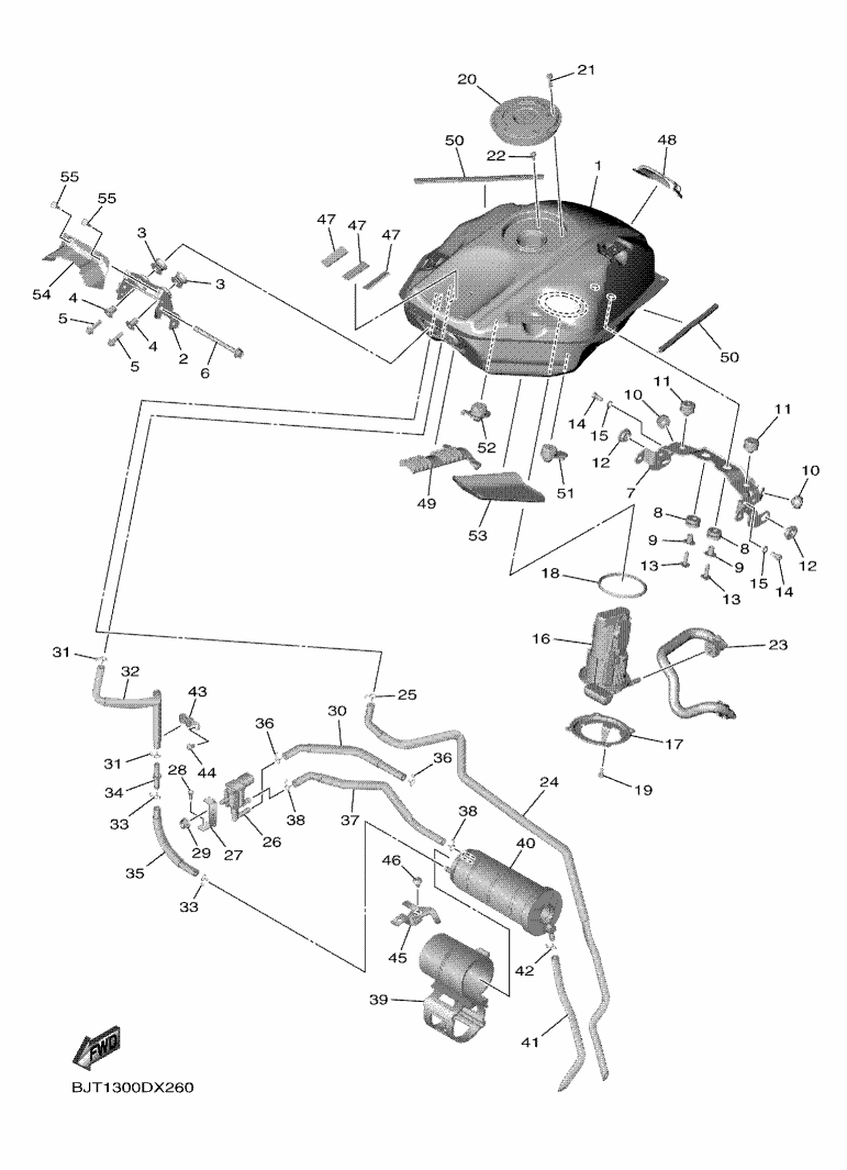 YAMAHA YZF-R7 (2022-2024) - FUEL TANK | Tenkateracingproducts.com