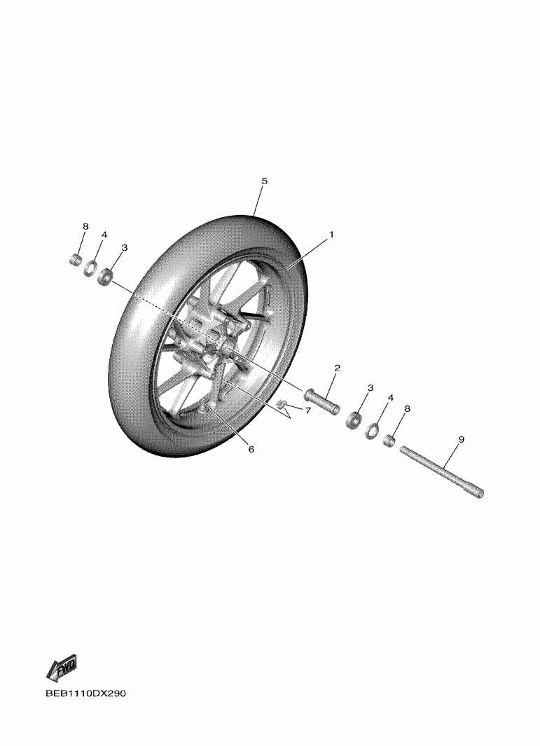 YAMAHA YZF-R7 (2022-2024) - FRONT WHEEL | Tenkateracingproducts.com