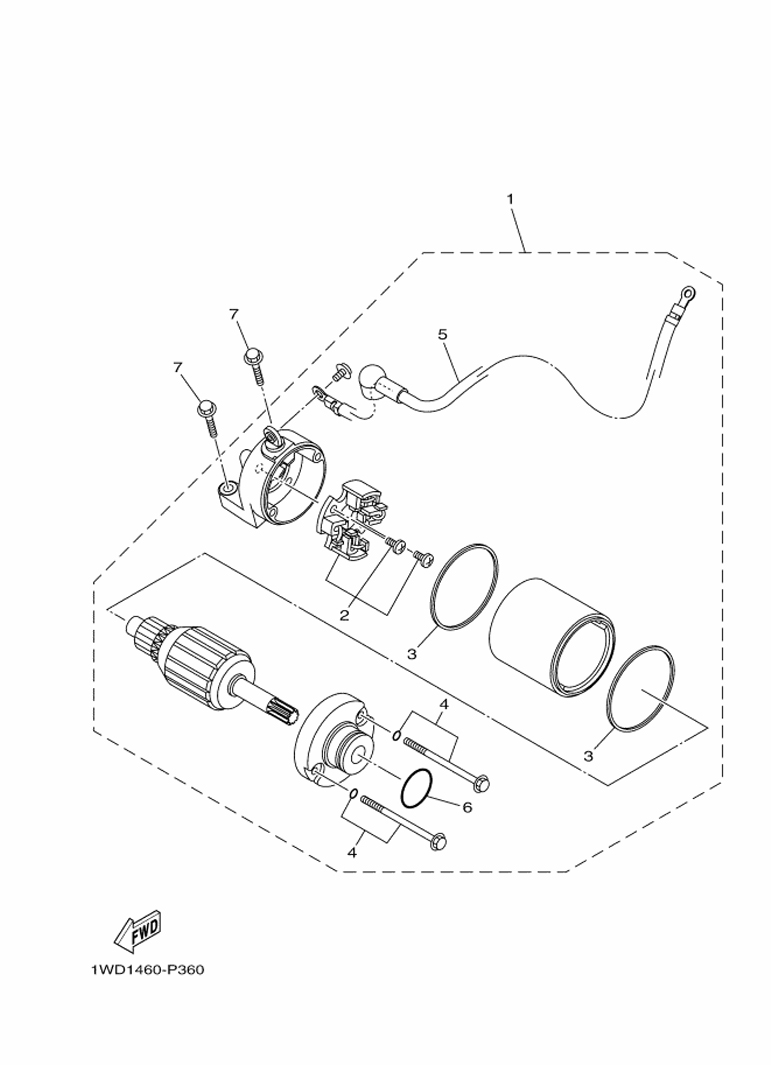 YAMAHA YZF-R3 (2019-2021) - STARTING MOTOR | Tenkateracingproducts.com