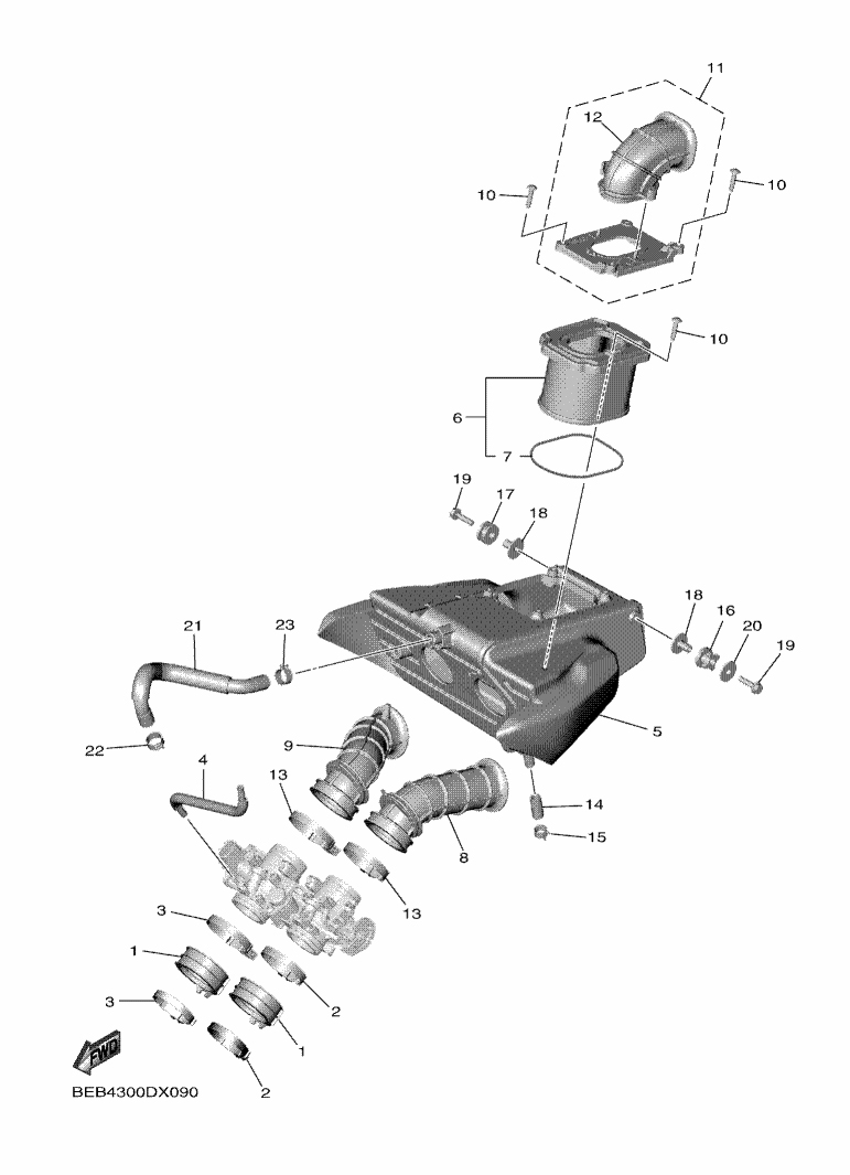 YAMAHA YZF-R7 (2022-2024) - INTAKE 1 | Tenkateracingproducts.com