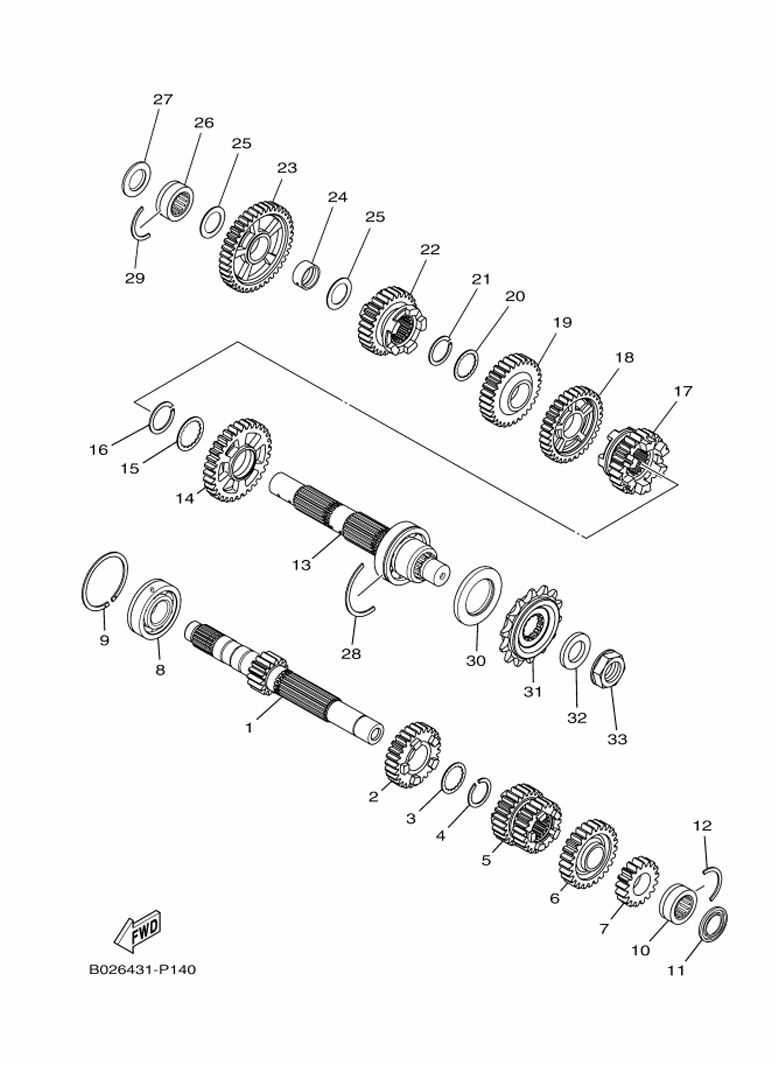 YAMAHA YZF-R3 (2019-2021) - STARTER CLUTCH | Tenkateracingproducts.com