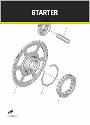 YAMAHA YZF-R6 RJ27 (2017-2021) OEM STARTER PARTS | Tenkateracingproducts.com