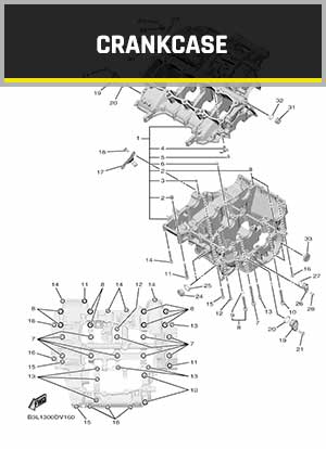 YAMAHA YZF-R1 RN65 (2020-2024) OEM CRANKCASE PARTS | Tenkateracingproducts.com