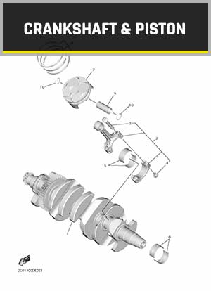 YAMAHA YZF-R6 RJ27 (2017-2021) OEM CRANKSHAFT & PISTON PARTS | Tenkateracingproducts.com