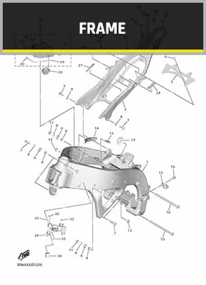 YAMAHA YZF-R6 RJ27 (2017-2021) OEM FRAME PARTS | Tenkateracingproducts.com