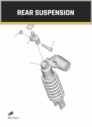 YAMAHA YZF-R6 RJ27 (2017-2021) OEM REAR SUSPENSION PARTS | Tenkateracingproducts.com