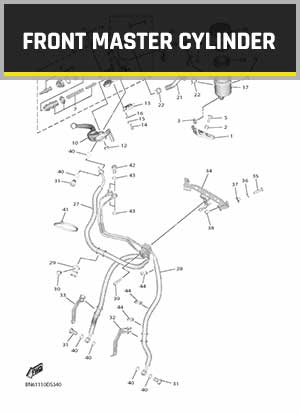 YAMAHA YZF-R6 RJ27 (2017-2021) OEM FRONT MASTER CYLINDER PARTS | Tenkateracingproducts.com