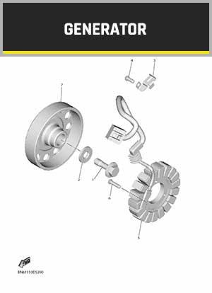 YAMAHA YZF-R6 RJ27 (2017-2021) OEM GENERATOR PARTS | Tenkateracingproducts.com