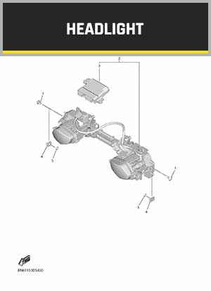 YAMAHA YZF-R6 RJ27 (2017-2021) OEM HEADLIGHT PARTS | Tenkateracingproducts.com