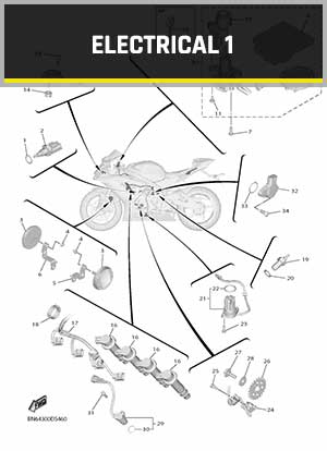 YAMAHA YZF-R6 RJ27 (2017-2021) OEM ELECTRICAL 1 PARTS | Tenkateracingproducts.com