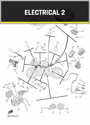 YAMAHA YZF-R6 RJ27 (2017-2021) OEM ELECTRICAL 2 PARTS | Tenkateracingproducts.com