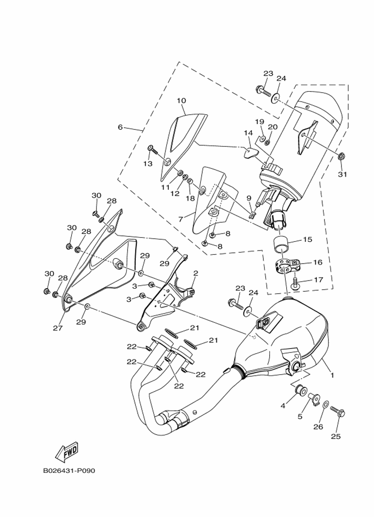 YAMAHA YZF-R3 (2019-2021) - EXHAUST | Tenkateracingproducts.com