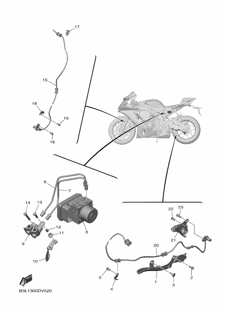 Yamaha YZF-R1 RN65 Electrical 3 OEM Parts | Tenkateracingproducts.com