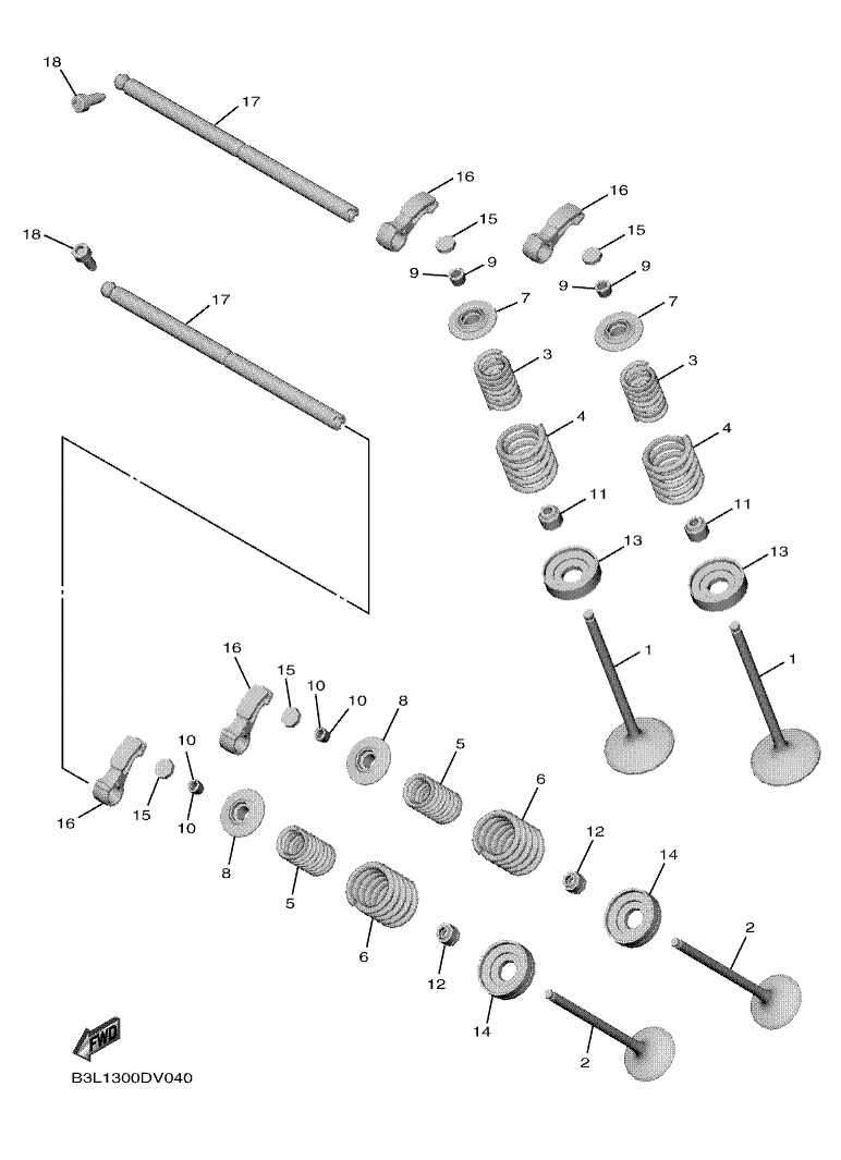 Yamaha YZF-R1 RN65 Valve OEM Parts | Tenkateracingproducts.com